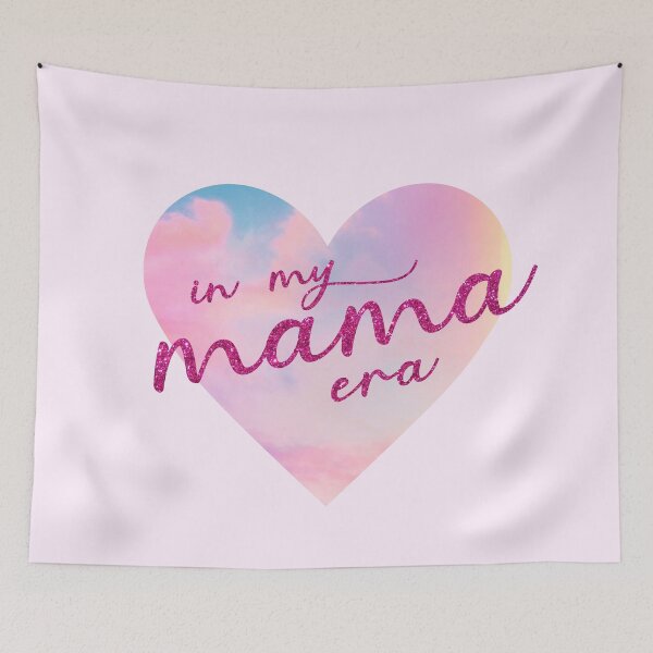 Item preview, In my Mama era with heart designed and sold by FundayNation.