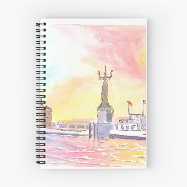Item preview, Constance Germany with Lakeview from Port with Imperia Statue  designed and sold by artshop77.