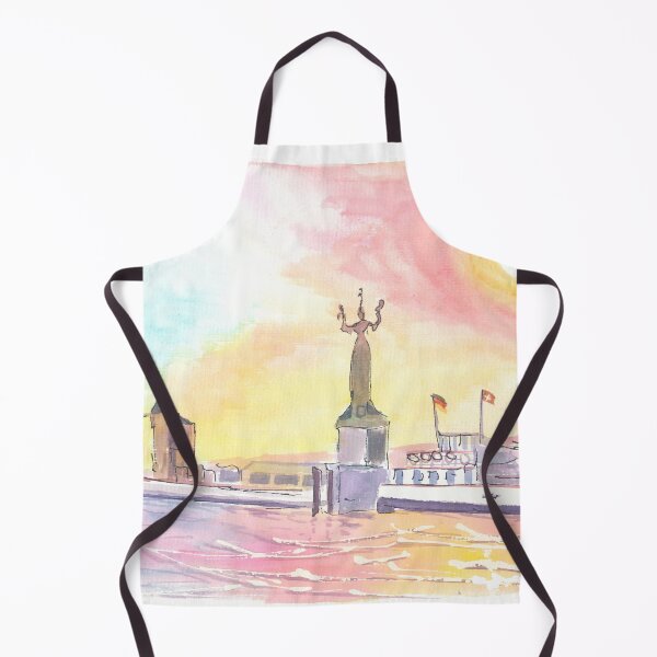 Item preview, Constance Germany with Lakeview from Port with Imperia Statue designed and sold by artshop77.