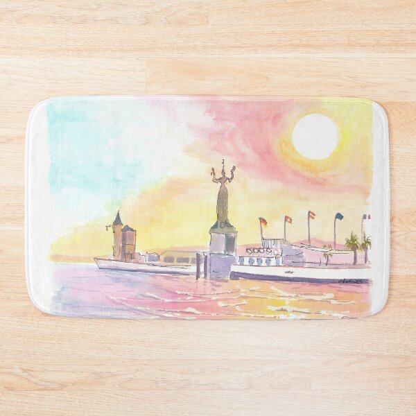 Item preview, Constance Germany with Lakeview from Port with Imperia Statue  designed and sold by artshop77.