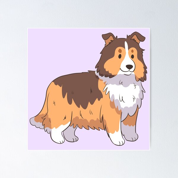 Item preview, Cute shetland sheepdog  designed and sold by Yaragold.