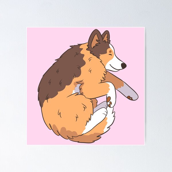 Item preview, Cute sleeping shetland sheepdog  designed and sold by Yaragold.