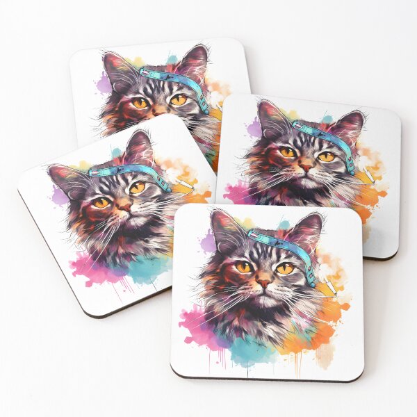 Item preview, Graffiti colorfull cat ninja  designed and sold by naatala.