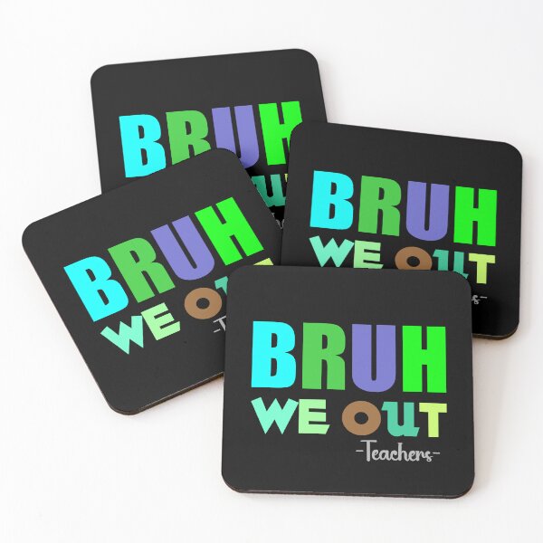 Item preview, BRUH WE OUT T-Shirt - Redbubble designed and sold by bluehatgraphics.