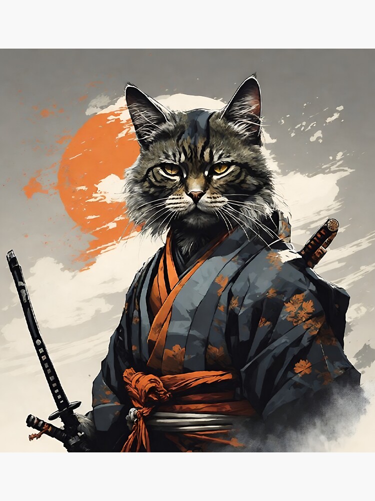 Samurai shop cat costume