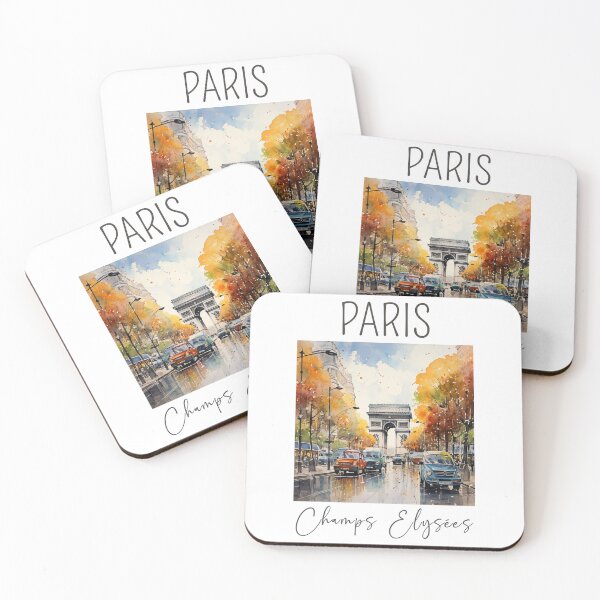 Item preview, A Watercolor Design of the Champs Elysées - Paris - France designed and sold by Sketch-Shack.
