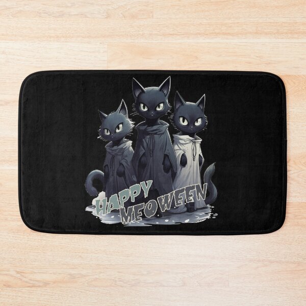 Item preview, Happy Catoween - Cat ghost wearing black cape - Black cat cape - Cat cape - Cat black cape designed and sold by JansenGS.