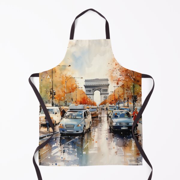 Item preview, A Watercolor Design of the Champs Elysées - Paris - France designed and sold by Sketch-Shack.