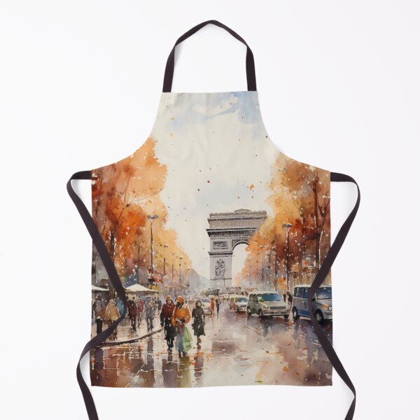 Item preview, A Watercolor Design of the Champs Elysées - Paris - France designed and sold by Sketch-Shack.