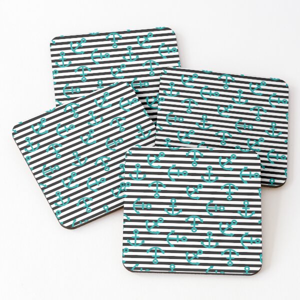Item preview, Anchors on Stripes designed and sold by Zeewind.