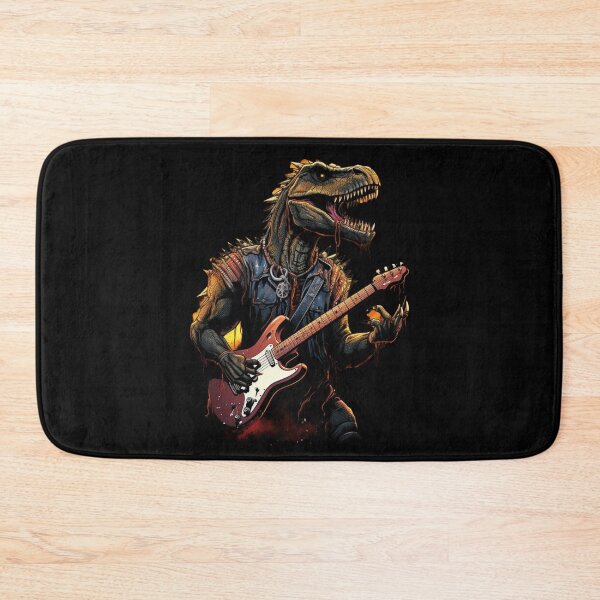 Item preview, Dinosaur Playing Guitar Dino  designed and sold by ArtFromBeyond.