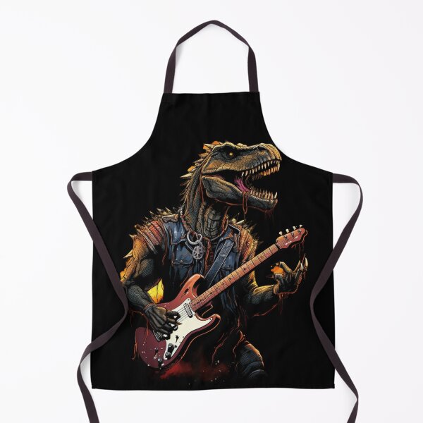 Item preview, Dinosaur Playing Guitar Dino designed and sold by ArtFromBeyond.