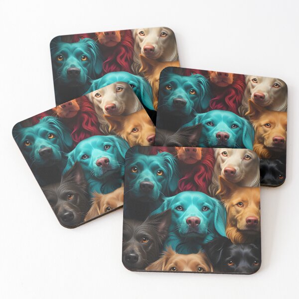 Item preview, Abstract Hypnotic illusion of Dogs designed and sold by mydoglove.