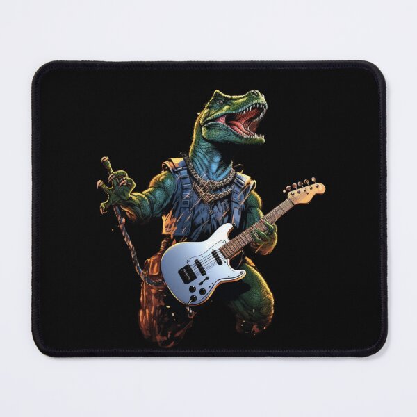 Item preview, Dinosaur Playing Guitar Dino designed and sold by ArtFromBeyond.
