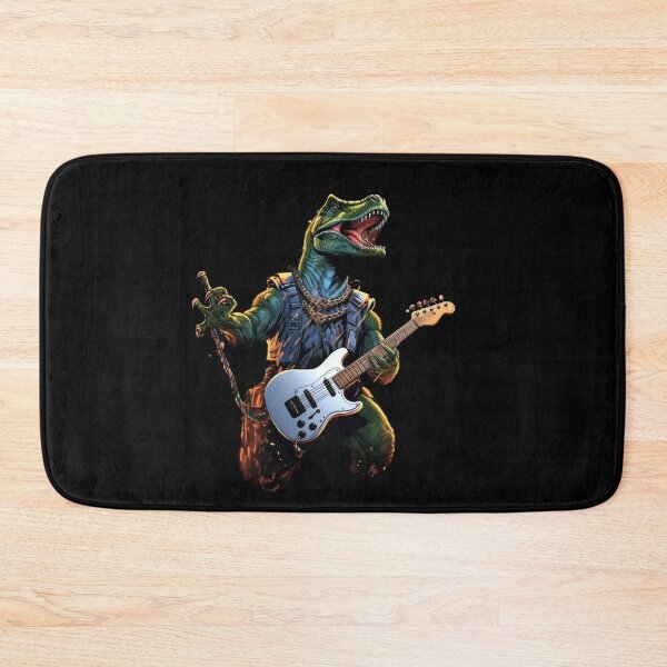 Item preview, Dinosaur Playing Guitar Dino  designed and sold by ArtFromBeyond.