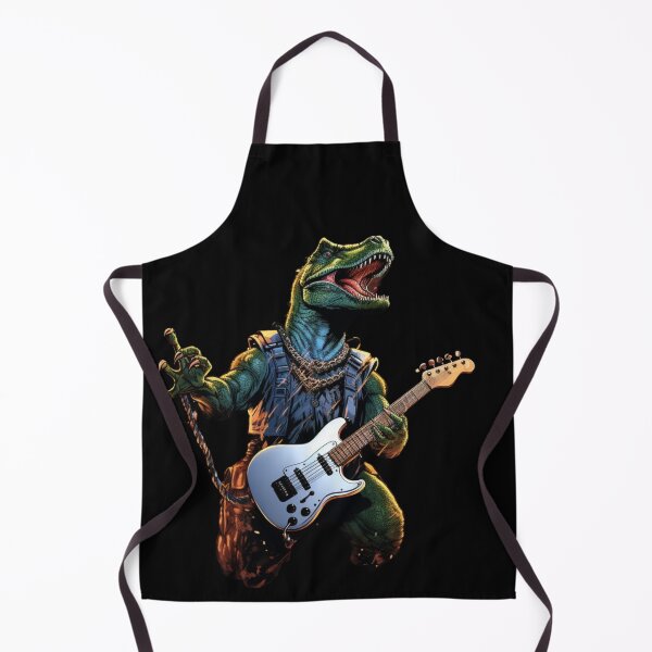 Item preview, Dinosaur Playing Guitar Dino designed and sold by ArtFromBeyond.