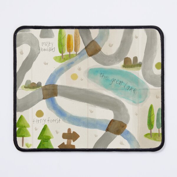 Item preview, A map of the neighbourhood designed and sold by Millie Oldham.