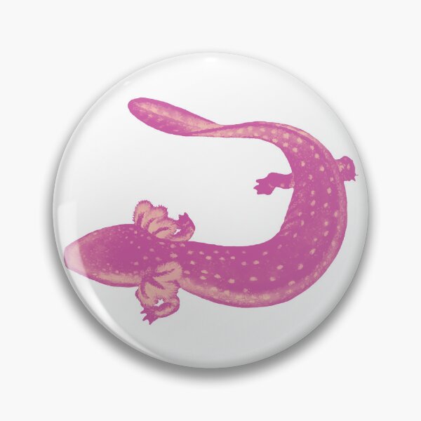 Item preview, Salamander - vintage in malibu pink and cream designed and sold by DreamingBeetle.