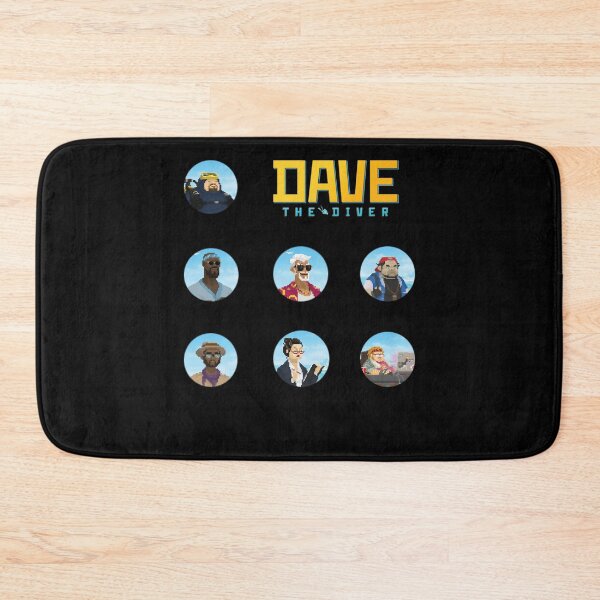 Item preview, Dave the diver characters mega pack sticker set Classic designed and sold by Dandreraz.
