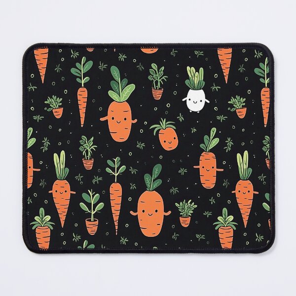 Item preview, cute carrot seamless designed and sold by NatthyDesign.