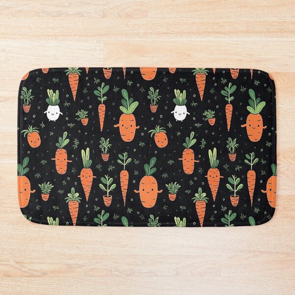 Item preview, cute carrot seamless designed and sold by NatthyDesign.
