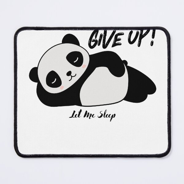 Item preview, panda don't give up  designed and sold by irosh madushan.