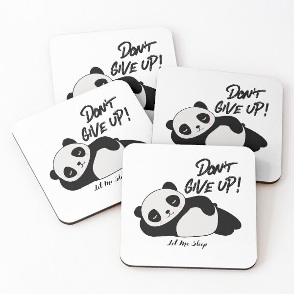 Item preview, panda don't give up  designed and sold by irosh madushan.