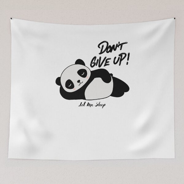 Item preview, panda don't give up  designed and sold by irosh madushan.