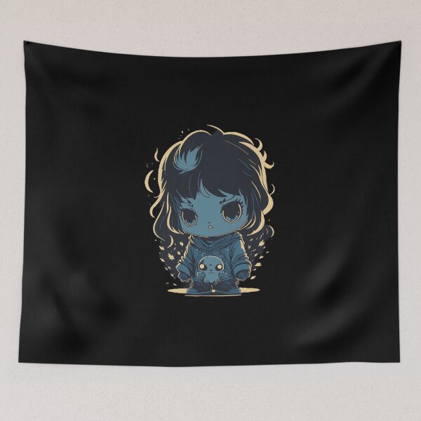 Item preview, Ghost Chibi in Tokyo Night designed and sold by keelykuritz.