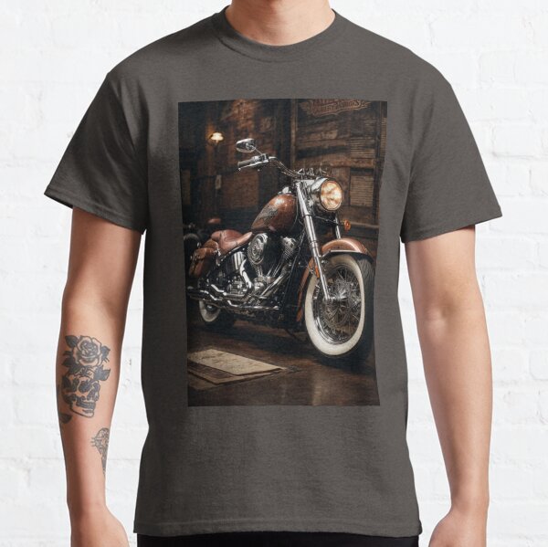 Harley Fatboy T Shirts for Sale Redbubble