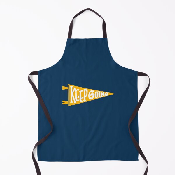 Item preview, KEEP GOING Yellow Pennant Flag designed and sold by Giulia Palazzo.