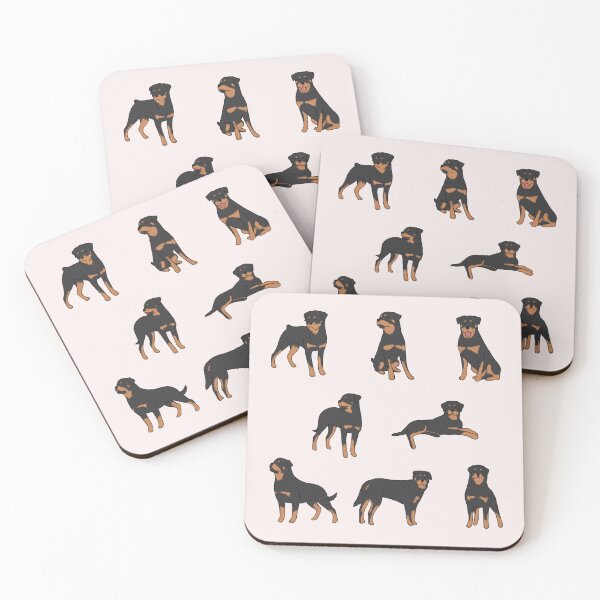 Item preview, Cute rottweiler illustration pack  designed and sold by Mayarart.