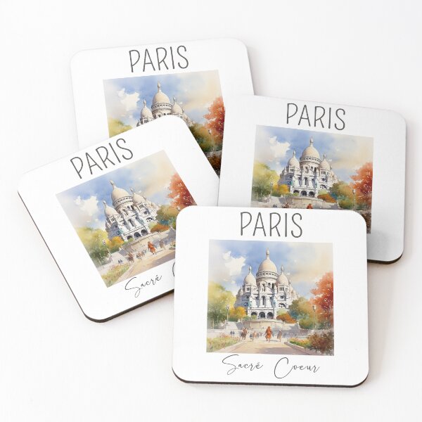 Item preview, A Watercolor Design of the Sacré Coeur - Paris - France designed and sold by Sketch-Shack.