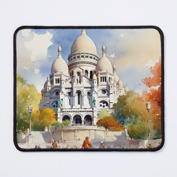 Item preview, A Watercolor Design of the Sacré Coeur - Paris - France designed and sold by Sketch-Shack.