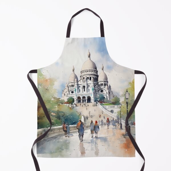 Item preview, A Watercolor Design of the Sacré Coeur - Paris - France designed and sold by Sketch-Shack.