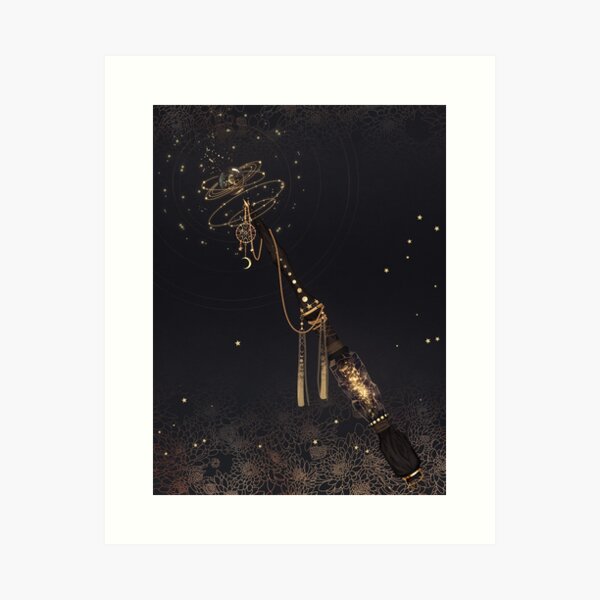 Astral Wand Art Print