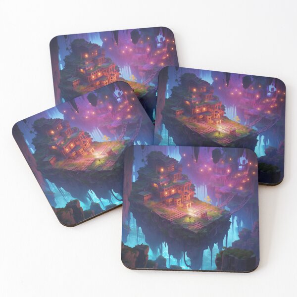 Item preview, Enchanted Labyrinth: A Dreamy 3D Isometric Floating Island Maze designed and sold by oanaunciuleanu.