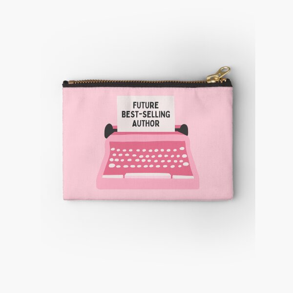 Item preview, future best selling author pink typewriter designed and sold by catdiasart.