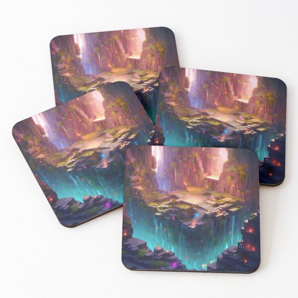 Item preview, Enchanted Labyrinth: A Dreamy 3D Isometric Floating Island Maze designed and sold by oanaunciuleanu.