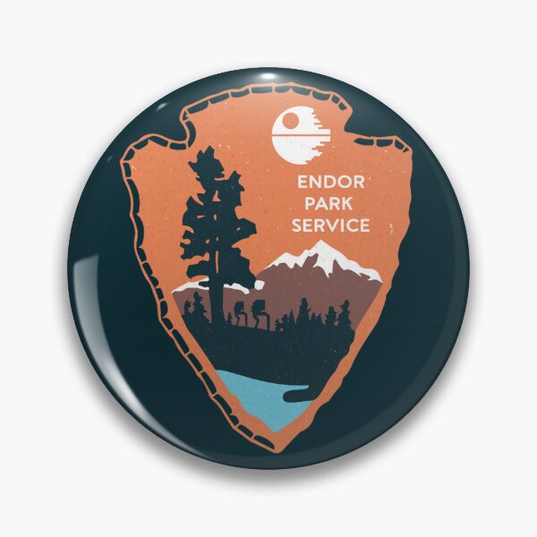Item preview, Planetary Park Badge designed and sold by ethanblank.