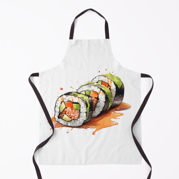 Item preview, Cartoon style sushi maki designed and sold by naatala.