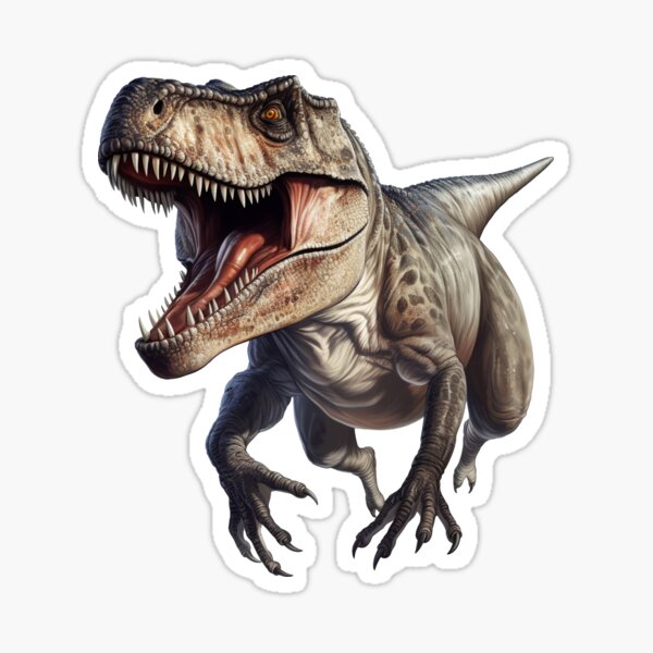 Sticker Dinosaure T-Rex Géométrique - Magic Stickers