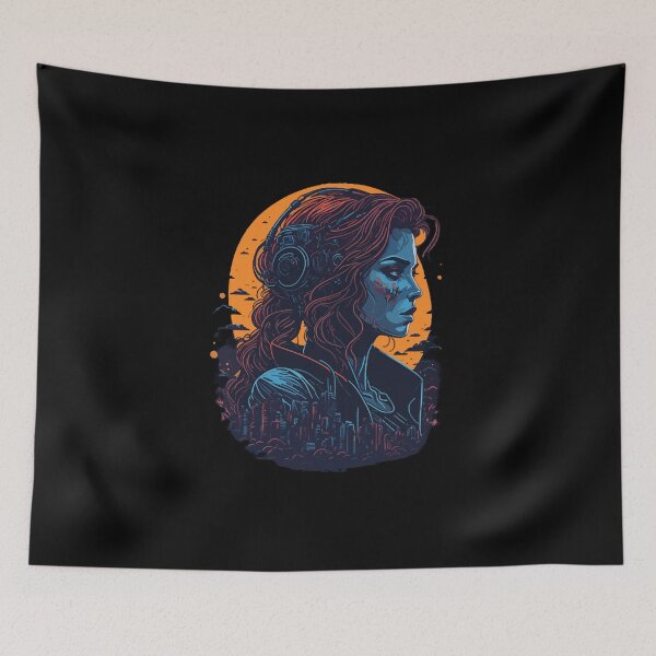 Item preview, Cyberpunk Retro Girl designed and sold by bradwantzu.