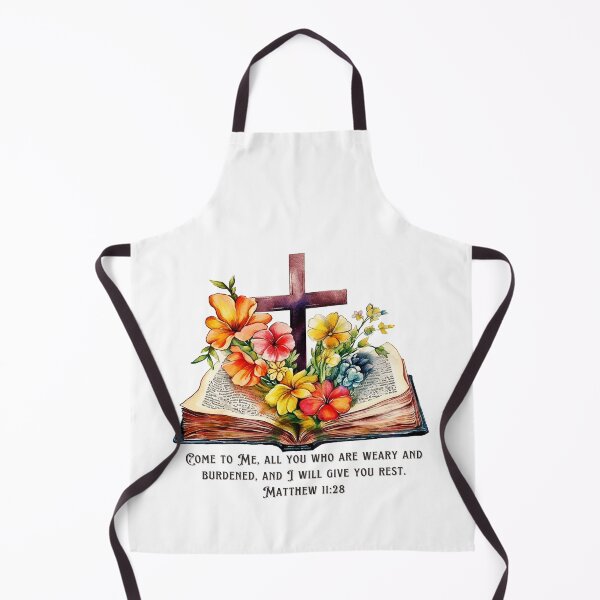 Item preview, Matthew 11:28 - Come to Me, all you who are weary and burdened, and I will give you rest. designed and sold by FlutterByH.