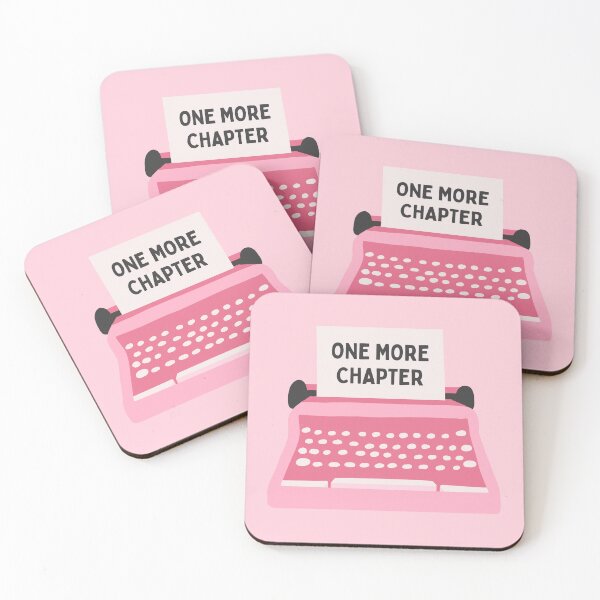 Item preview, one more chapter pink typewriter designed and sold by catdiasart.