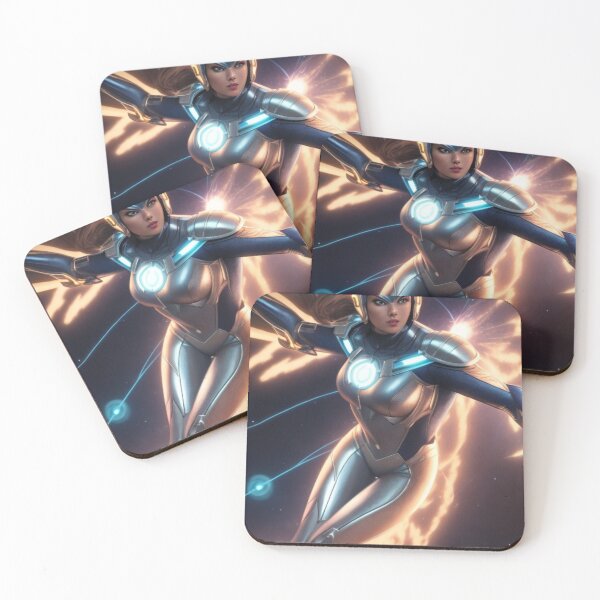 Item preview, female retro superhero designed and sold by mikaws.