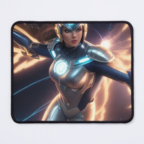 Item preview, female retro superhero designed and sold by mikaws.
