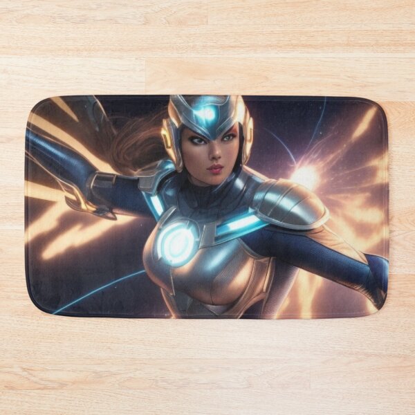 Item preview, female retro superhero designed and sold by mikaws.