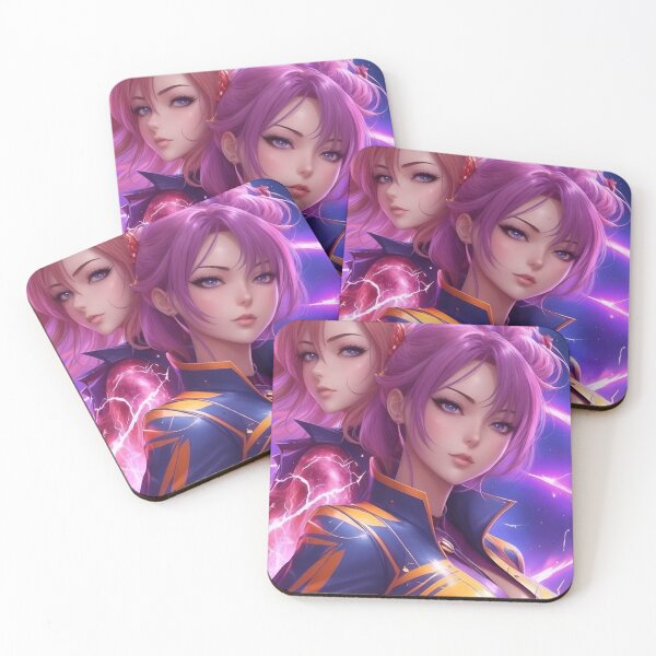 Item preview, ANIME GIRL STYLE , NEON LIGHT , T- SHIRT DESIGN designed and sold by AyushAIImage01.