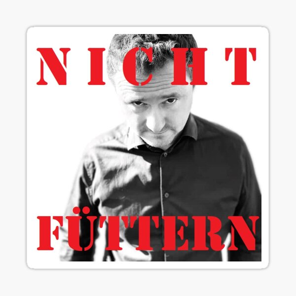 Nicht füttern Sticker